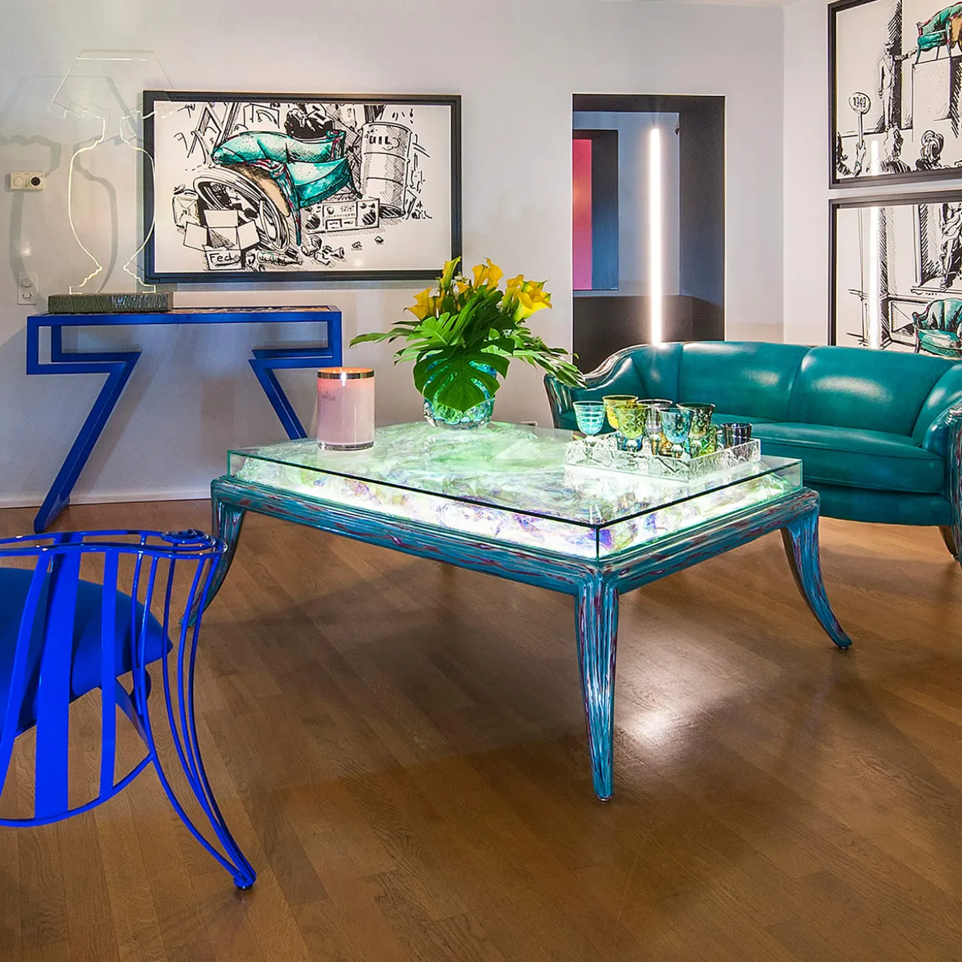 Opus Box Coffee Table by Carlo Rampazzi