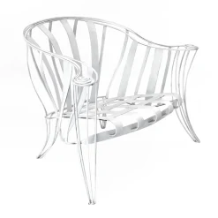 Opus Garden White Armchair by Carlo Rampazzi