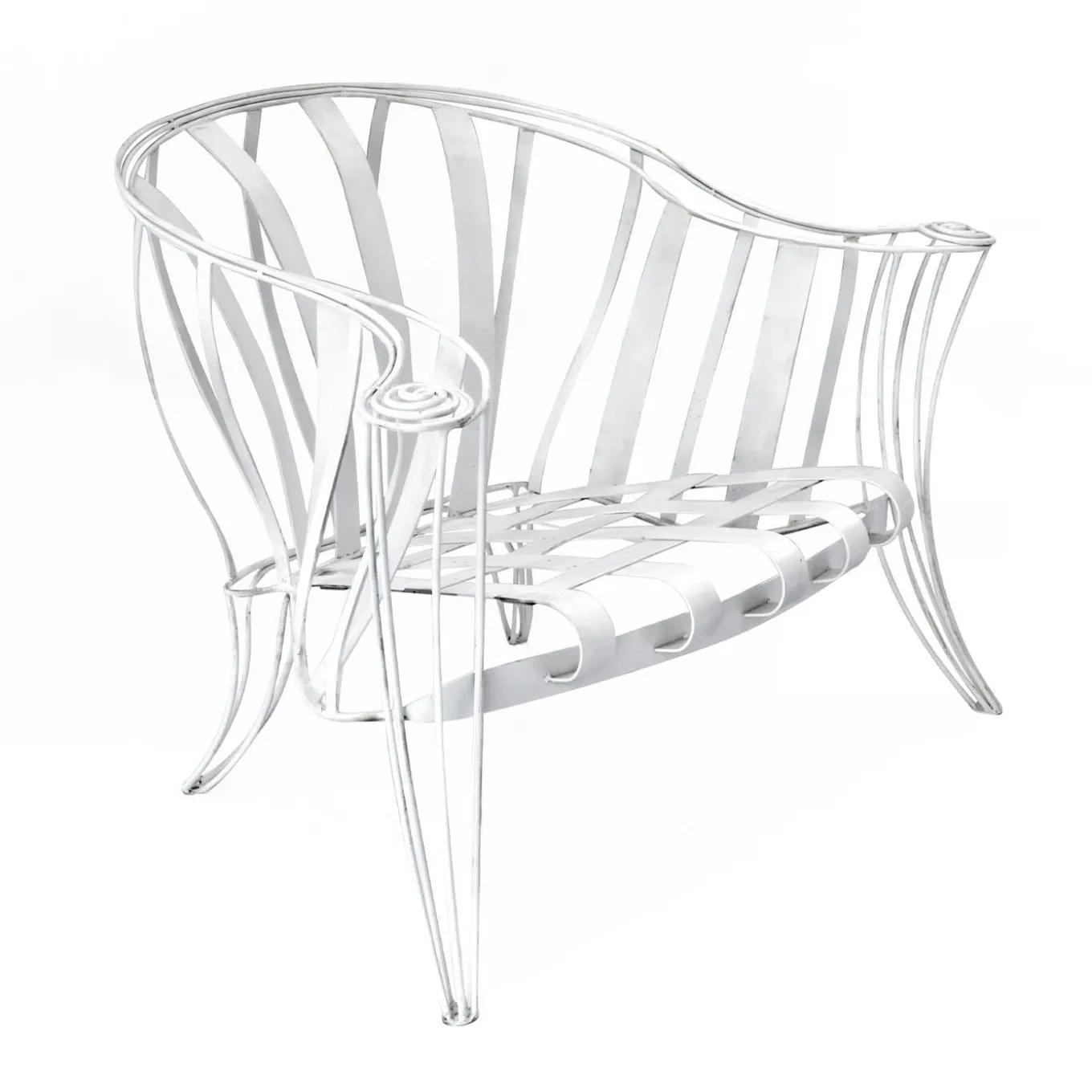 Opus Garden White Armchair by Carlo Rampazzi