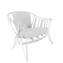 Opus Garden White Armchair by Carlo Rampazzi