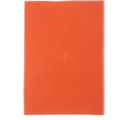 Orange Leather Notebook