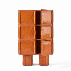 Orange Riva Cabinet by Patricia Urquiola