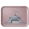 Orientalism Wood Tray with Tent