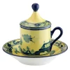 Oriente Italiano Citrino Set of 2 Espresso Cups and Saucers