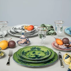 Oriente Italiano Malachite Set of 6 Soup Plates