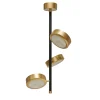 Orion Satin Brass & Alabaster Chandelier