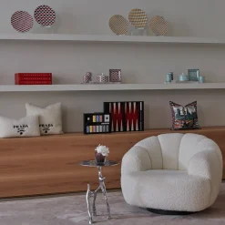 Ornella White Armchair