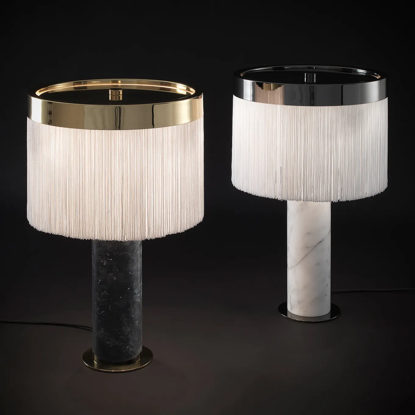 Orsola White Table Lamp by Bozzoli