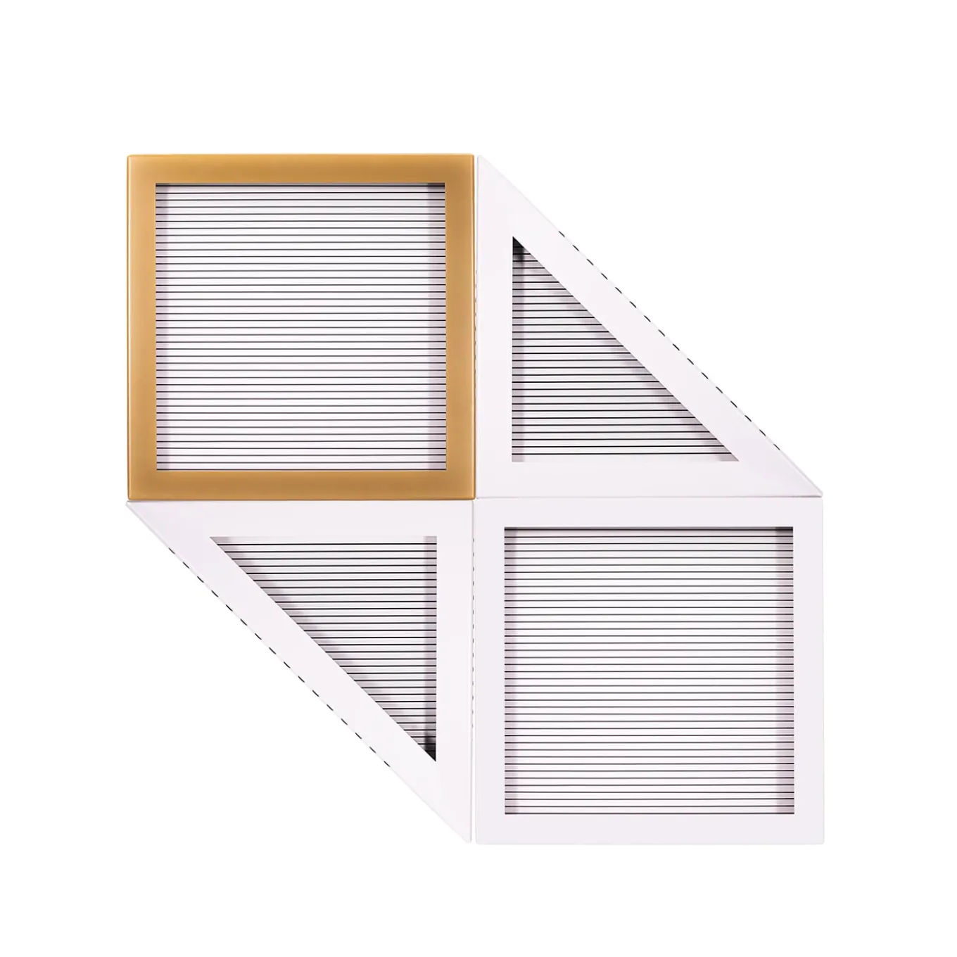 ORU Collection Essential Golden Square Wall Decor