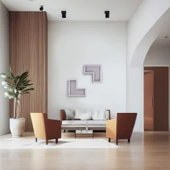 ORU Collection Essential Silver Grey Angle Wall Decor