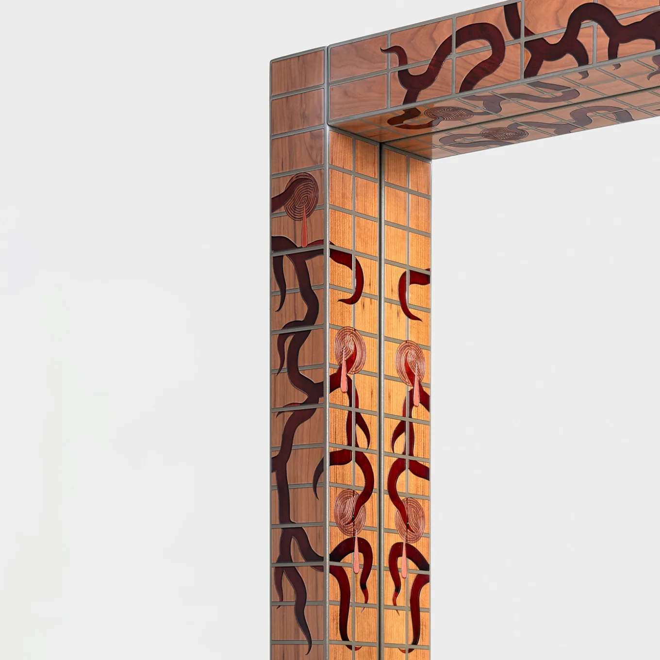 Orvalho Wood Floor Mirror