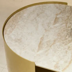 Osiris Oval Gold Coffee Table