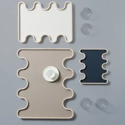 Ossicle Black Marble Tray