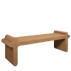 Ossicle Brown Leather Bench N. 1