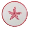 Osteria Set of 6 Red Dinner Plates 28cm