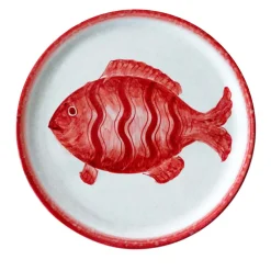 Osteria Set of 6 Red Fruit Plates 20cm