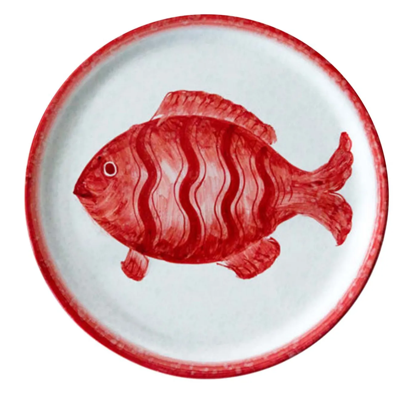 Osteria Set of 6 Red Fruit Plates 20cm