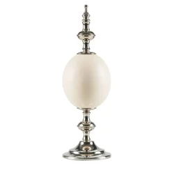 Ostrich Egg Check Decorative Sculpture #2
