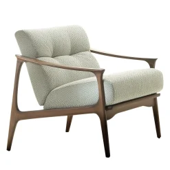 Ostuni Beige & Azure Lounge Chair