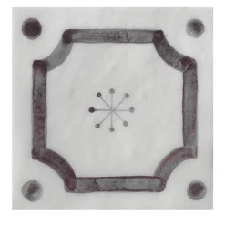 Ot Budoni Plum Set of 24 Square Tiles