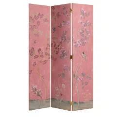 Otello Folding Screen with Floral Motifs