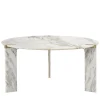Ottanta Round White Dining Table by Lorenza Bozzoli