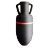 Ottaviano XL Black And Orange Amphora