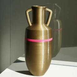 Ottaviano XL Bronze And Fucsia Amphora