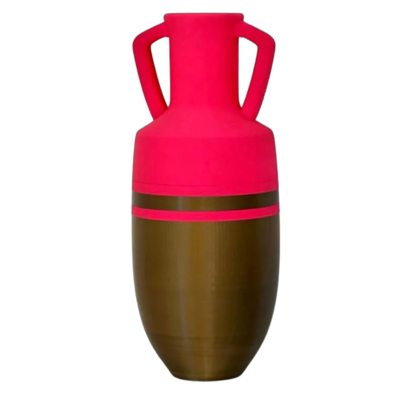 Ottaviano XL Bronze And Fucsia Amphora