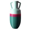 Ottaviano XL Green Fucsia Orange And Light Blue Amphora
