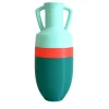 Ottaviano XL Green Orange And Light Blue Amphora