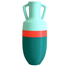 Ottaviano XL Green Orange And Light Blue Amphora