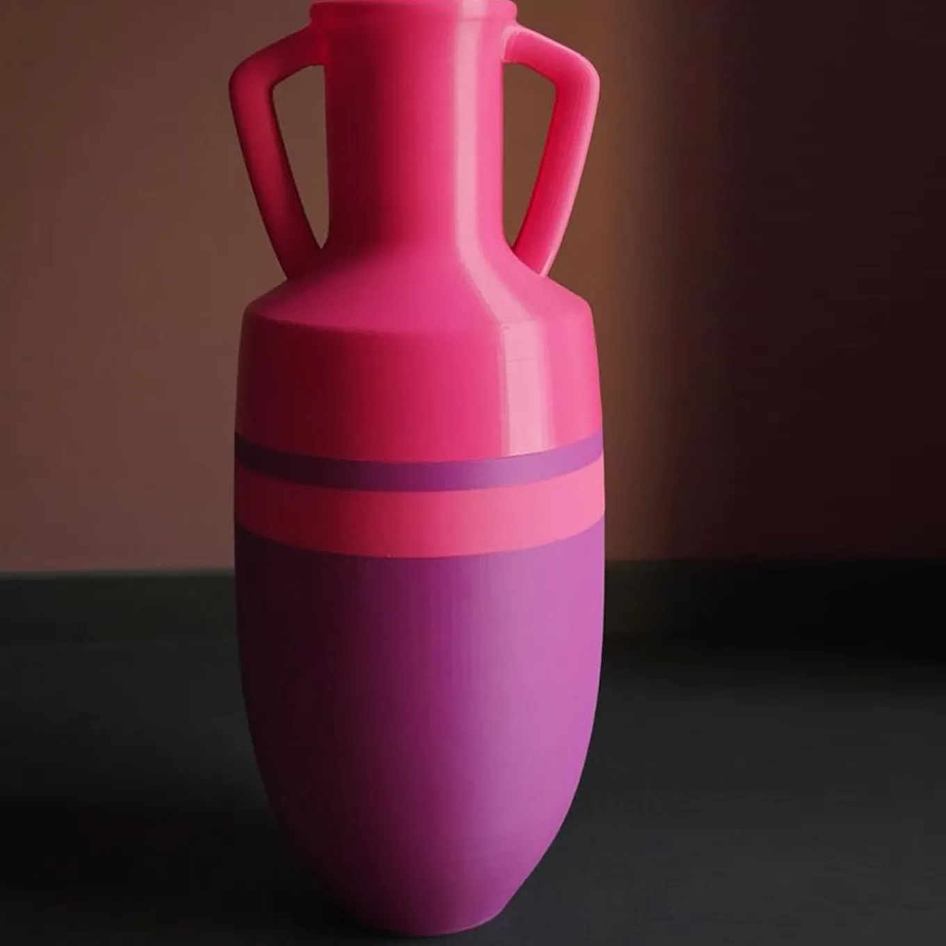 Ottaviano XL Purple And Fucsia Amphora