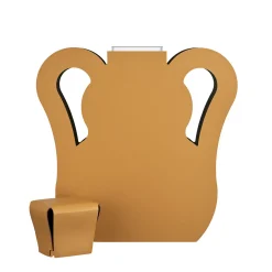 Otto Mustard/Olive Vase by Gianpaolo Venier