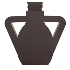 Otto Monochrome Chocolate Vase by Gianpaolo Venier