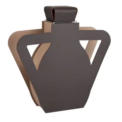 Otto Monochrome Chocolate Vase by Gianpaolo Venier