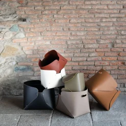 Overlaps Regular Black Leather Box