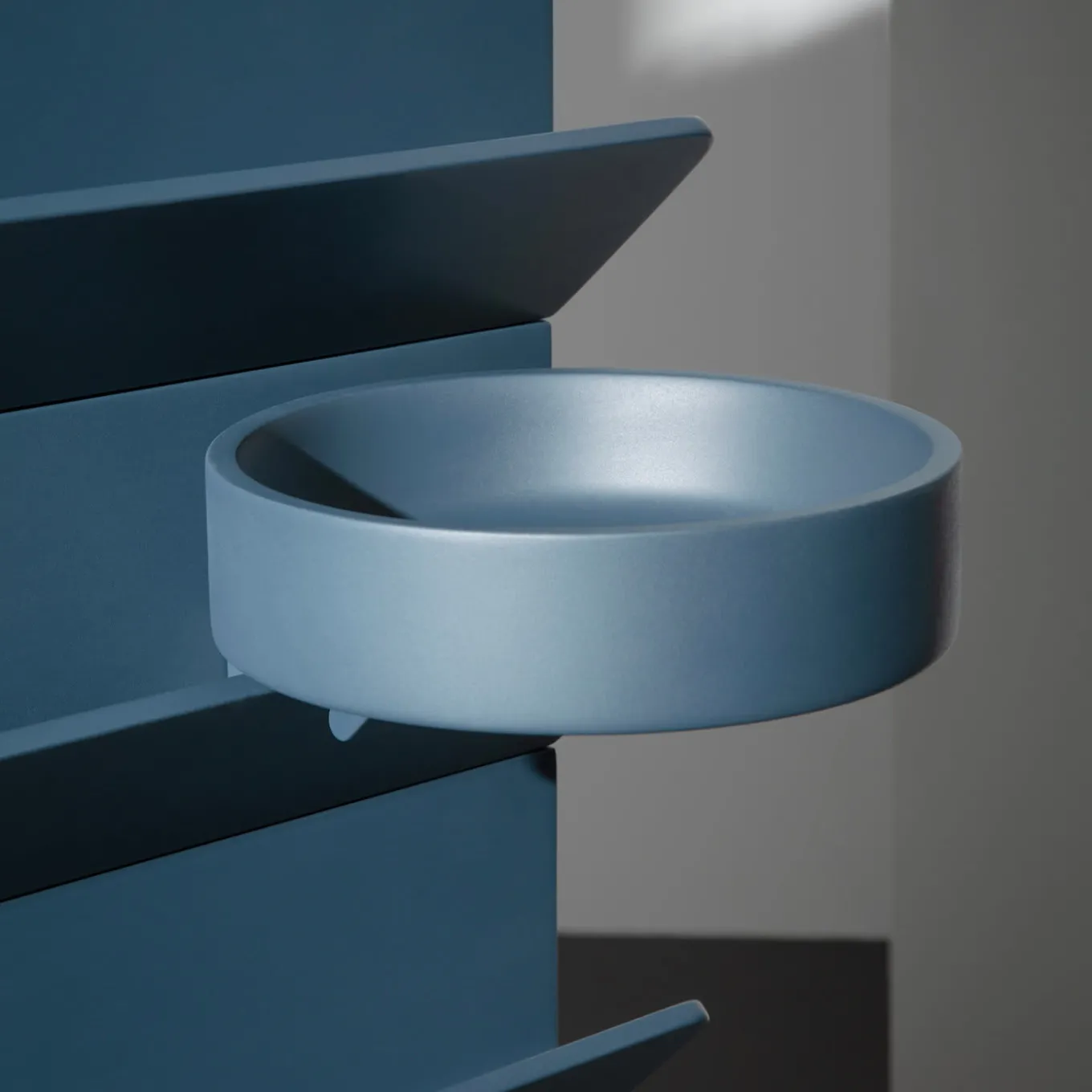 Overlooking Dark Chest of Drawers by Lorenzo Damiani