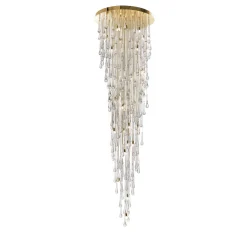 Oversized Drops Venetian Glass Chandelier