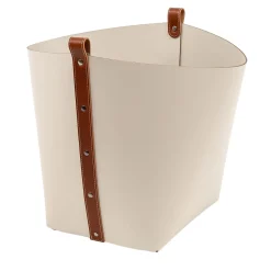 Ovo Large Leather Basket