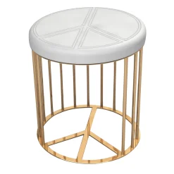 Pace Upholstered Stool by Garilab by Piter Perbellini