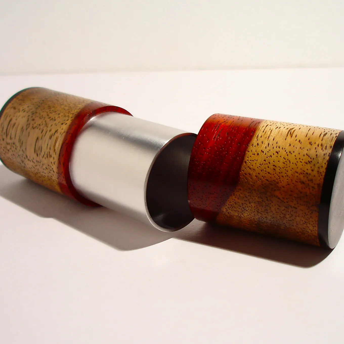 Padauk and Ebony Spice Holder