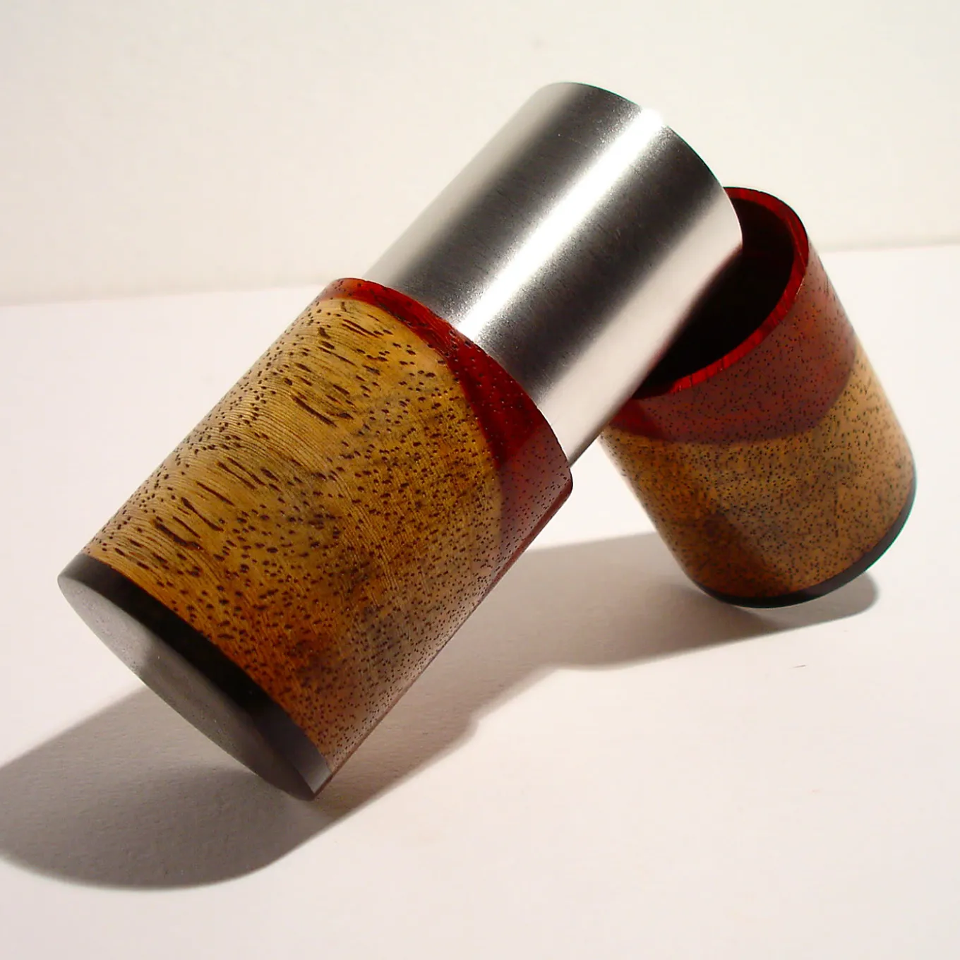 Padauk and Ebony Spice Holder