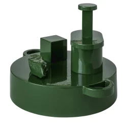 Paesaggi Round Green Sculpture by Nathalie Du Pasquier