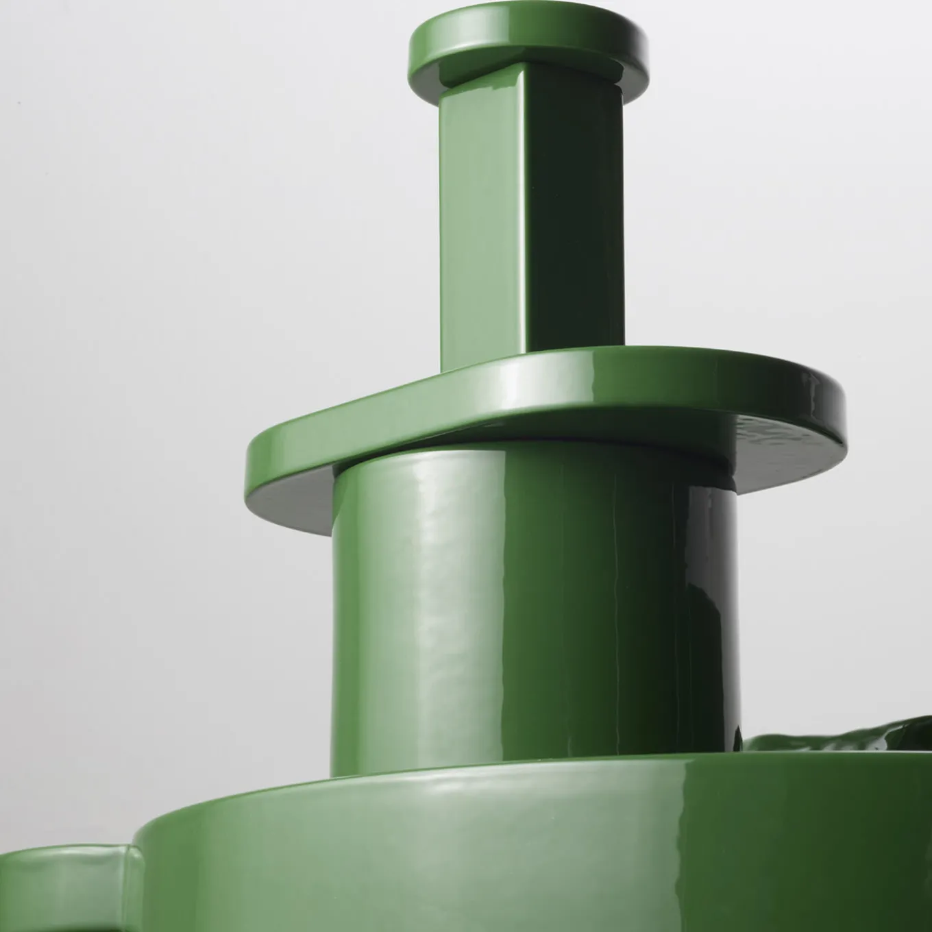 Paesaggi Round Green Sculpture by Nathalie Du Pasquier