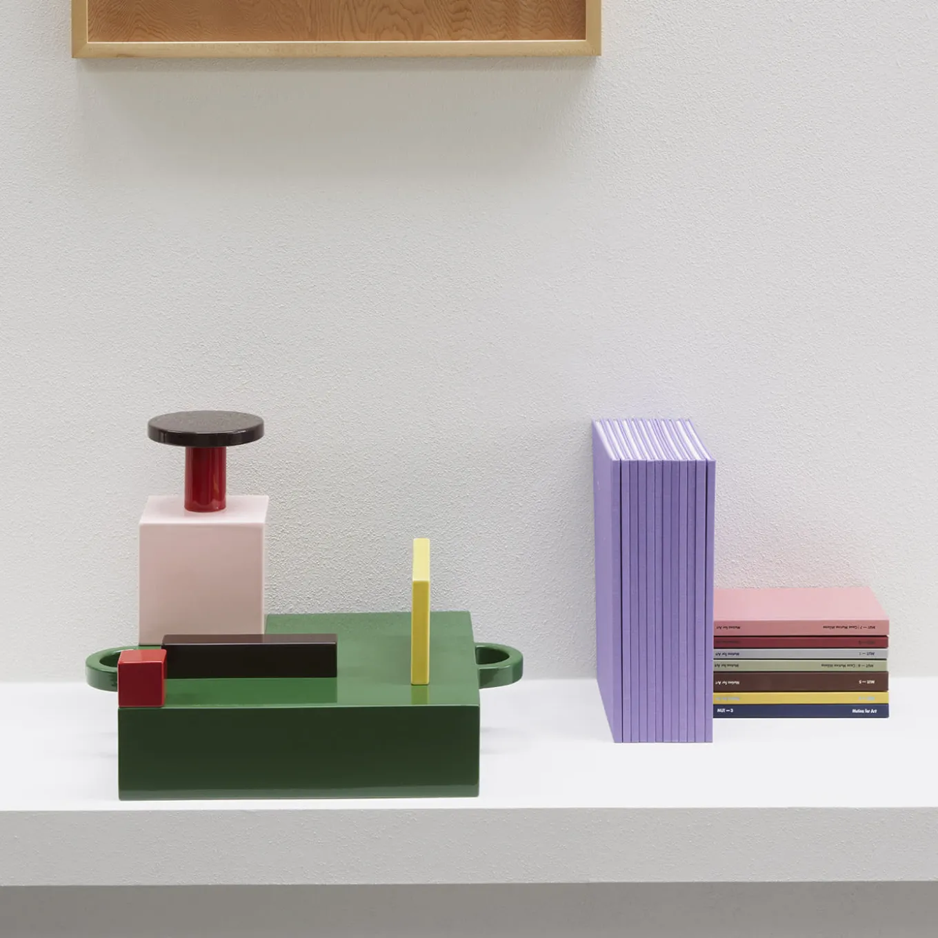 Paesaggi Square Polycrhome Sculpture by Nathalie Du Pasquier