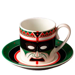 Paha Sapa Set of 6 Coffee Cups with Saucers