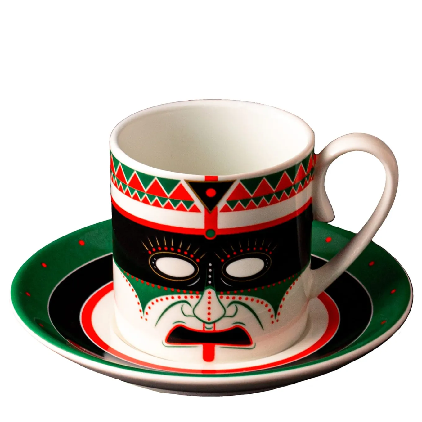 Paha Sapa Set of 6 Coffee Cups with Saucers
