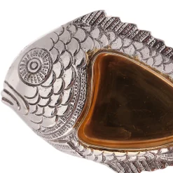 Pair of Pesciolini Tiffany Silver Salt Cellars