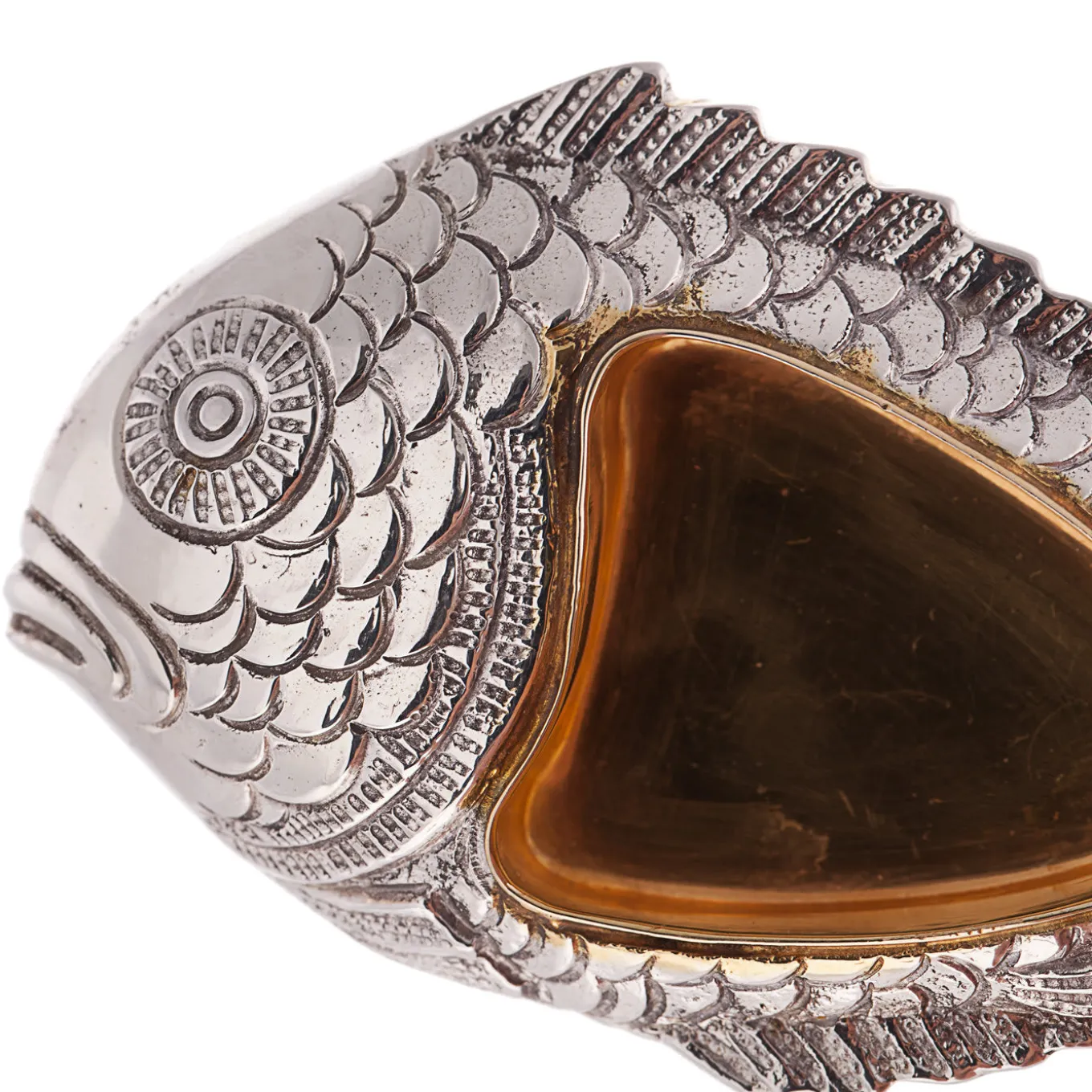 Pair of Pesciolini Tiffany Silver Salt Cellars